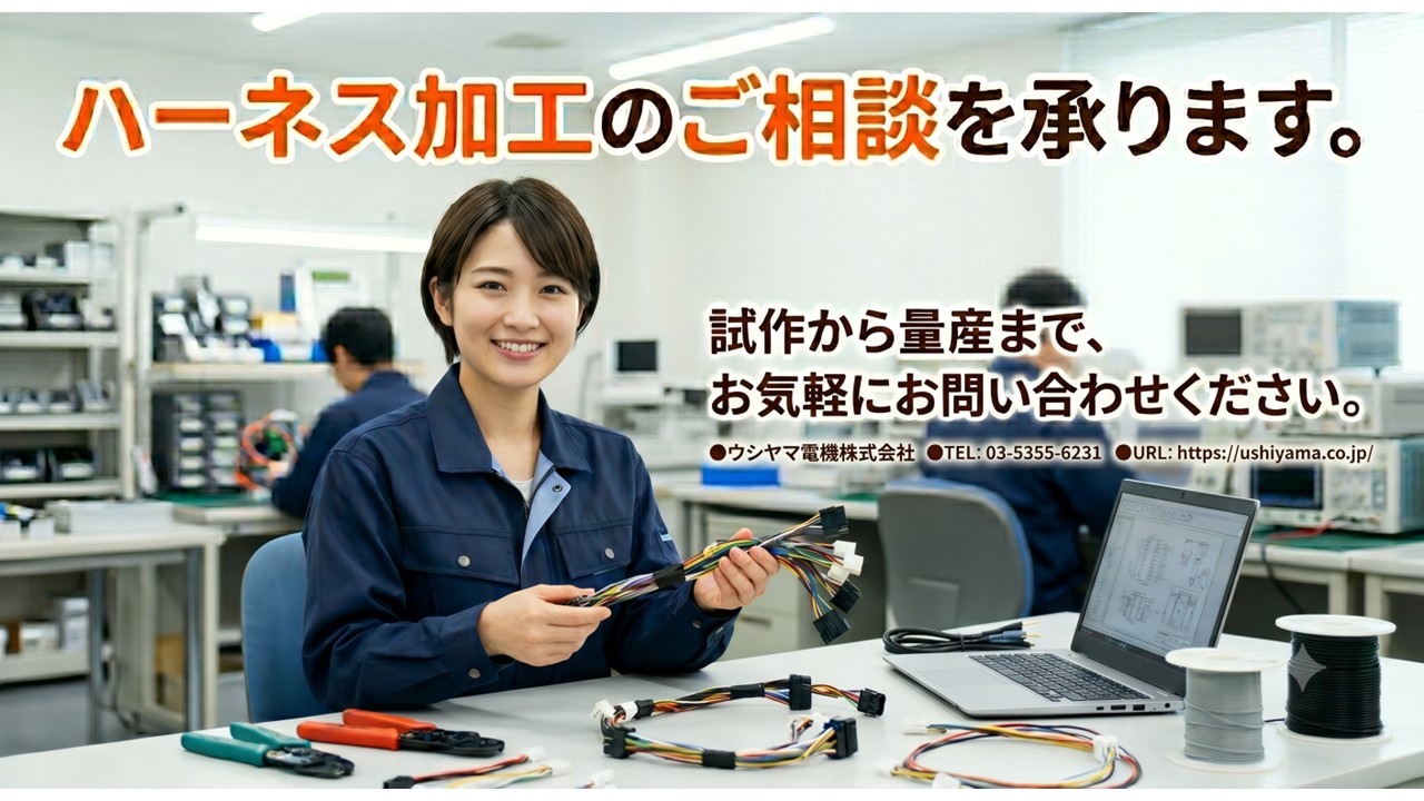 ハーネス加工承りますの画像